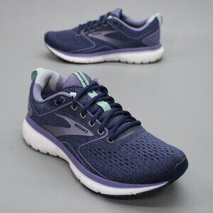 Brooks Ladies 9.5 B Transmit 3 Purple Mesh Running Shoes Sneakers - 1203501B507